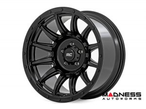 Custom Wheel 90 Series Wheel - One-Piece - Gloss Black | 18x9 | 6x5.5 | -12mm - Rough Country